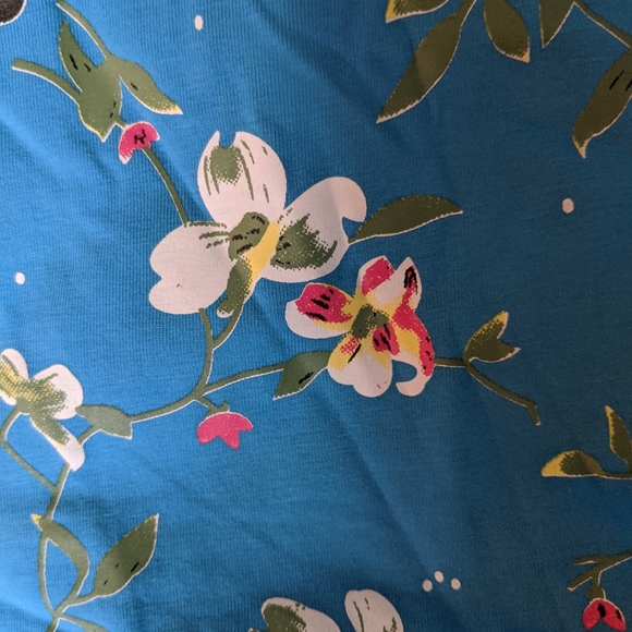 Blue Empire Waist Dress NWT - Picture 3 of 4